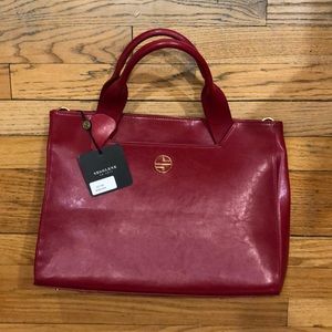 Segolene en cuir Paris burgundy purse